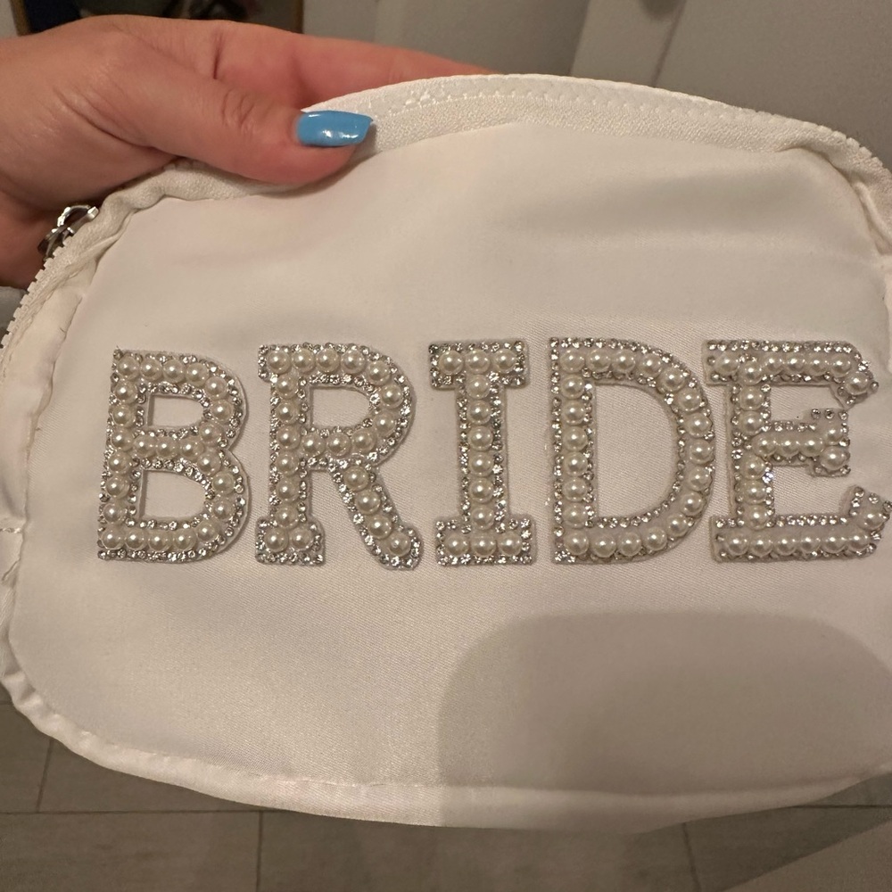 Crossbody bride Bag with Sparkling Rhinestones